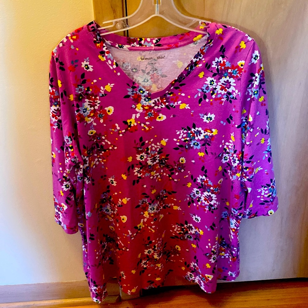Size 18/20 large women’s beautiful fall shirt